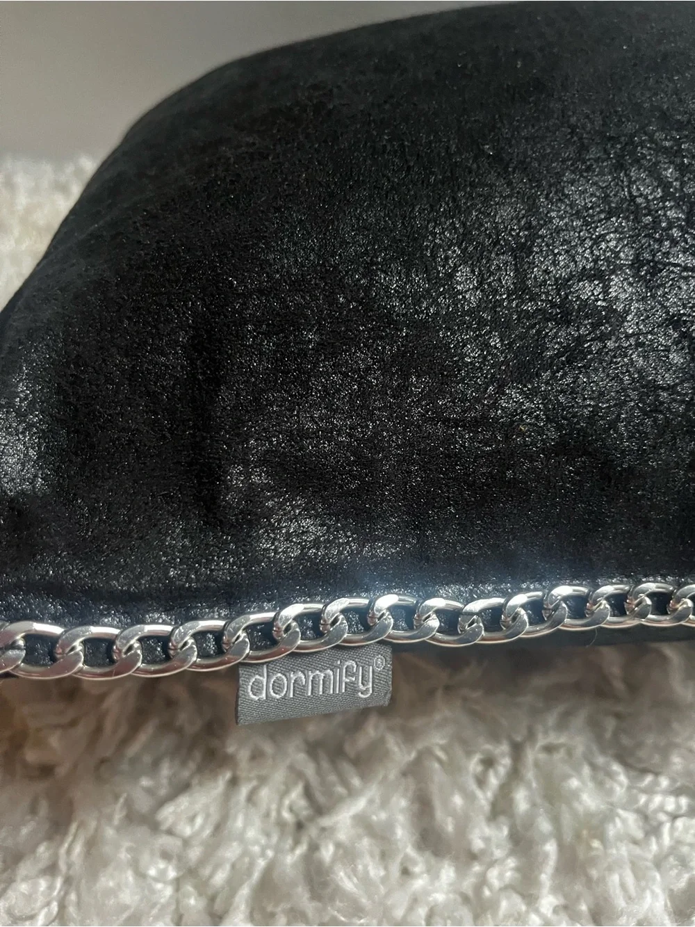 Dormify Black Lumbar Accent Pillow